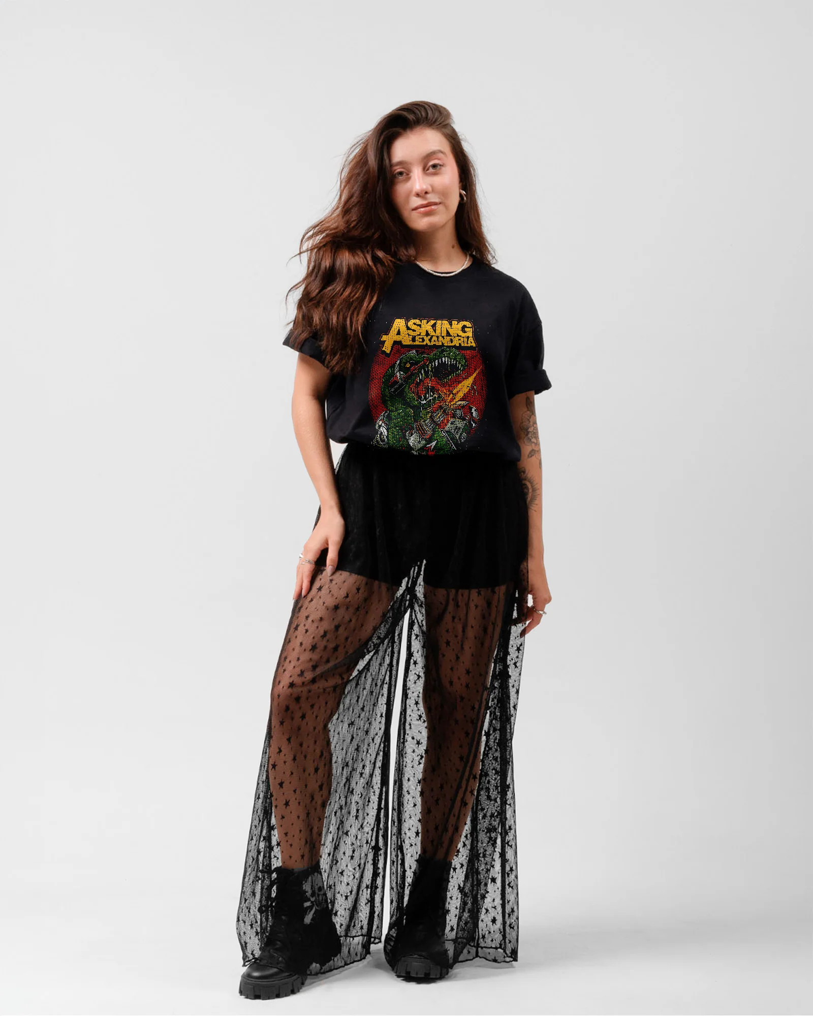 Camiseta Asking Alexandria Dinosaur - Image 4