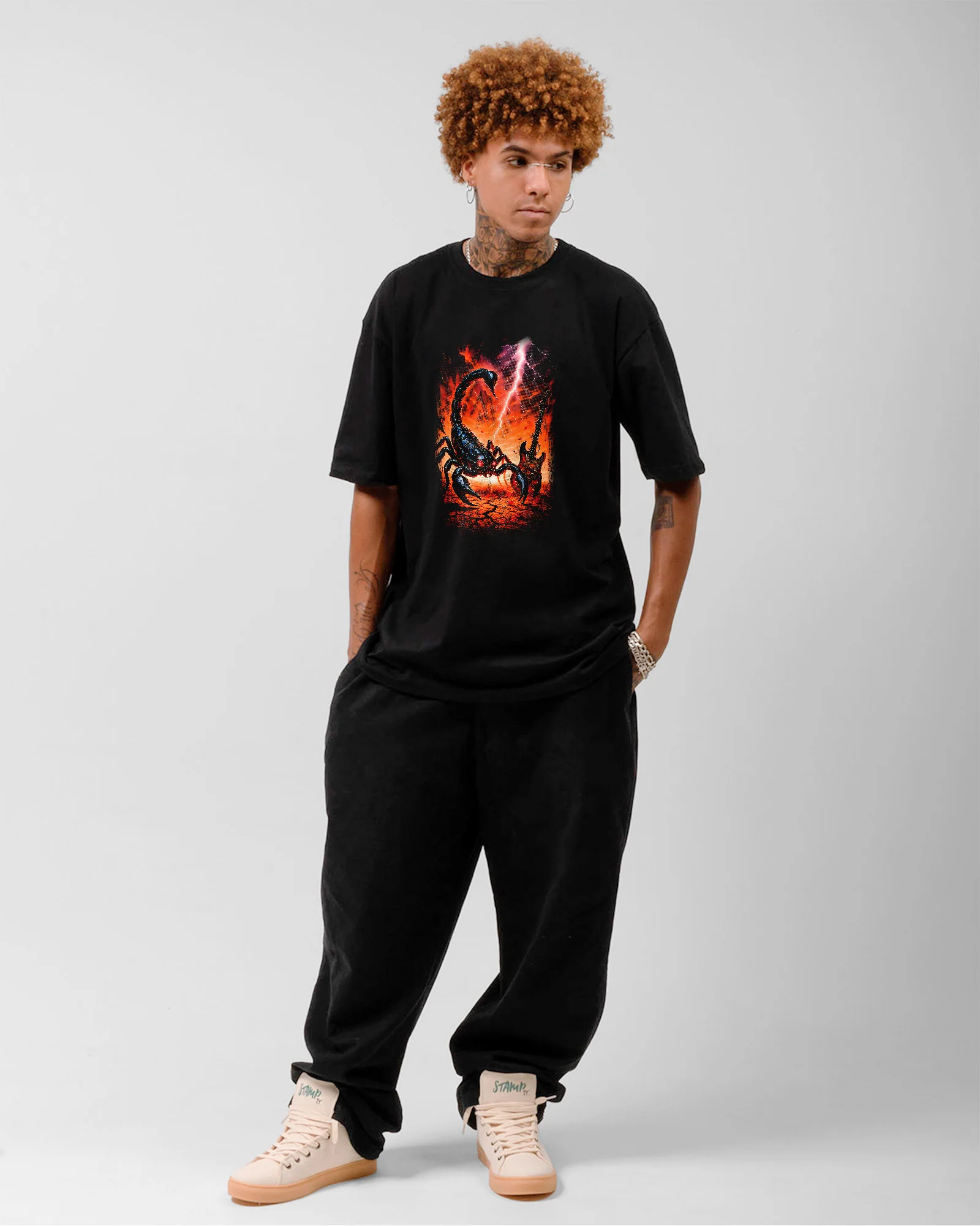 Camiseta Preta Scorpions Escorpião Mutante - Image 3