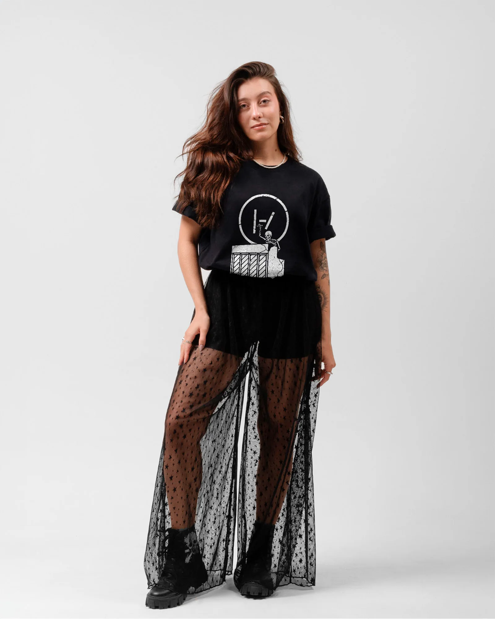 Camiseta Preta Twenty One Pilots Skull - Image 4